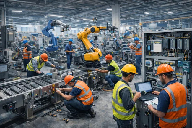 Installation and Commissioning of Automation Lines